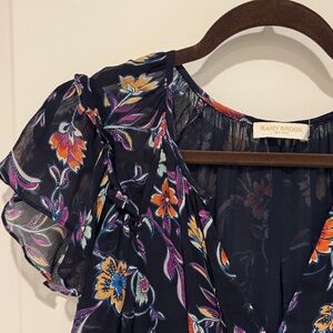 Ramy Brook floral mini dress.